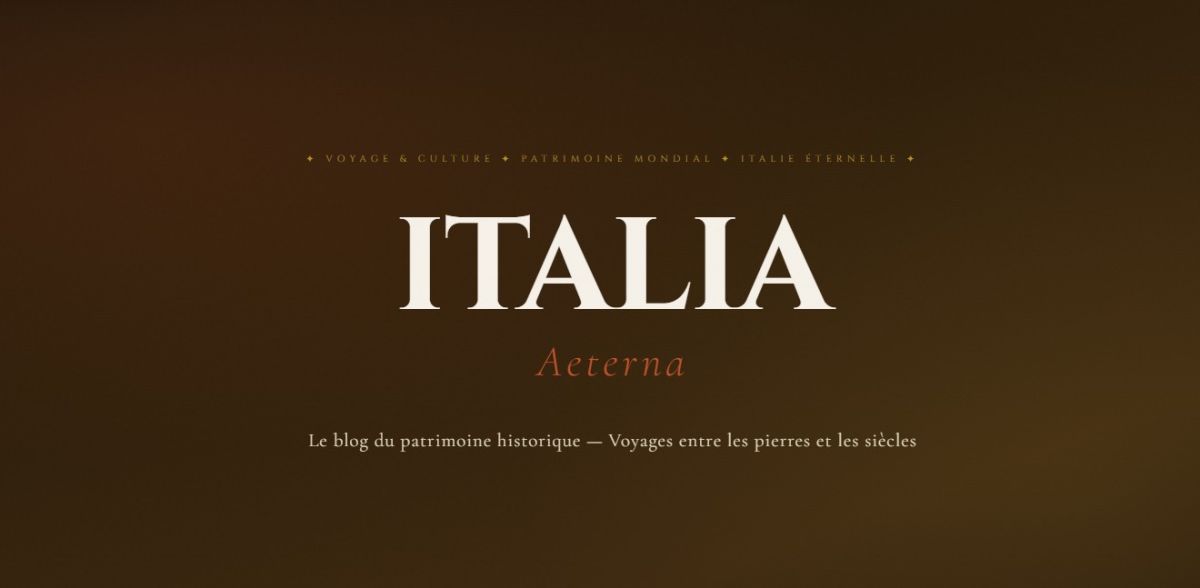 Les plus beaux monuments historiques d'Italie